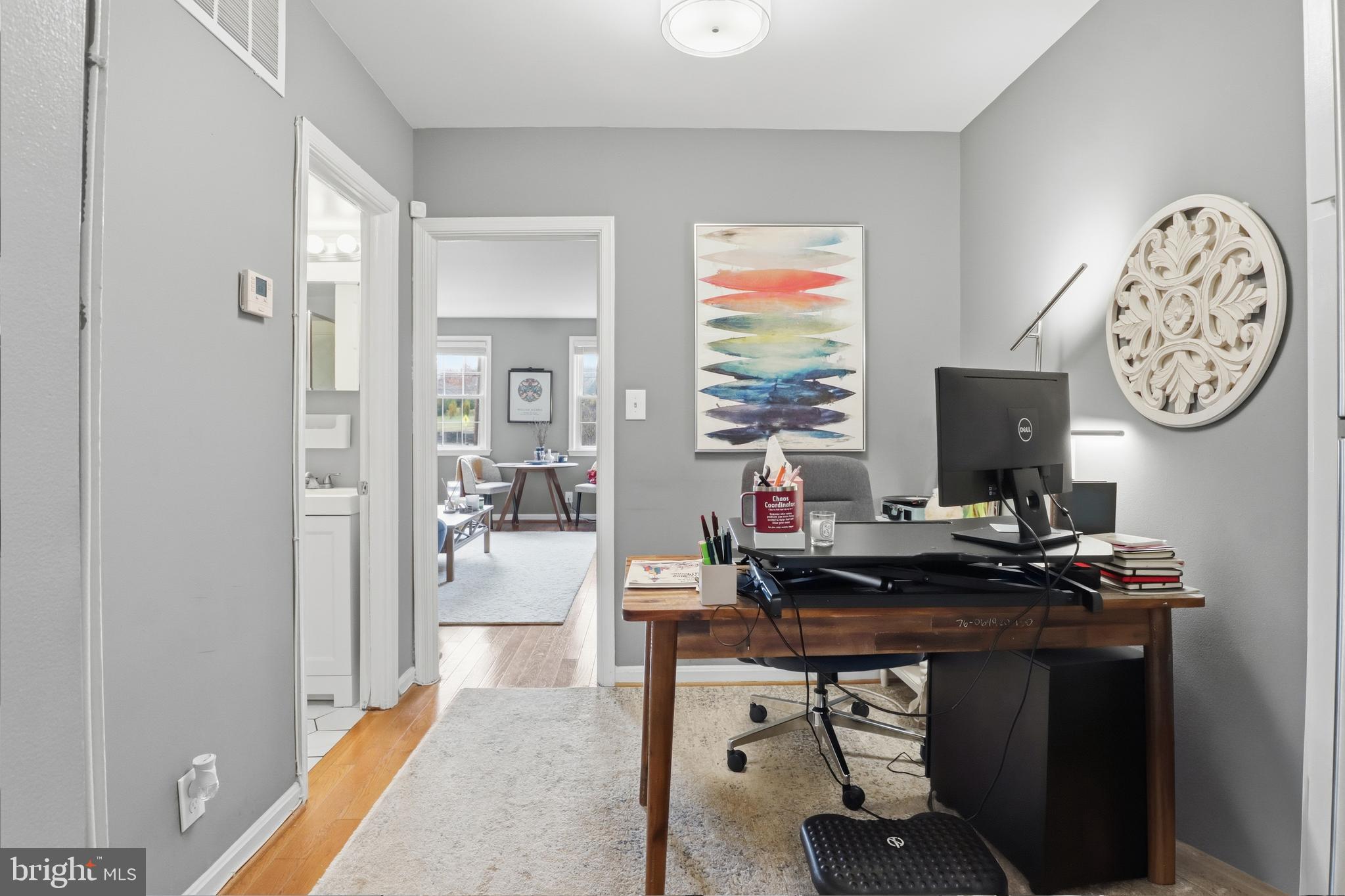 7 Russell Road, Unit D Alexandria, VA 22301 - Photo 18 of 27 a view of a workspace with furniture