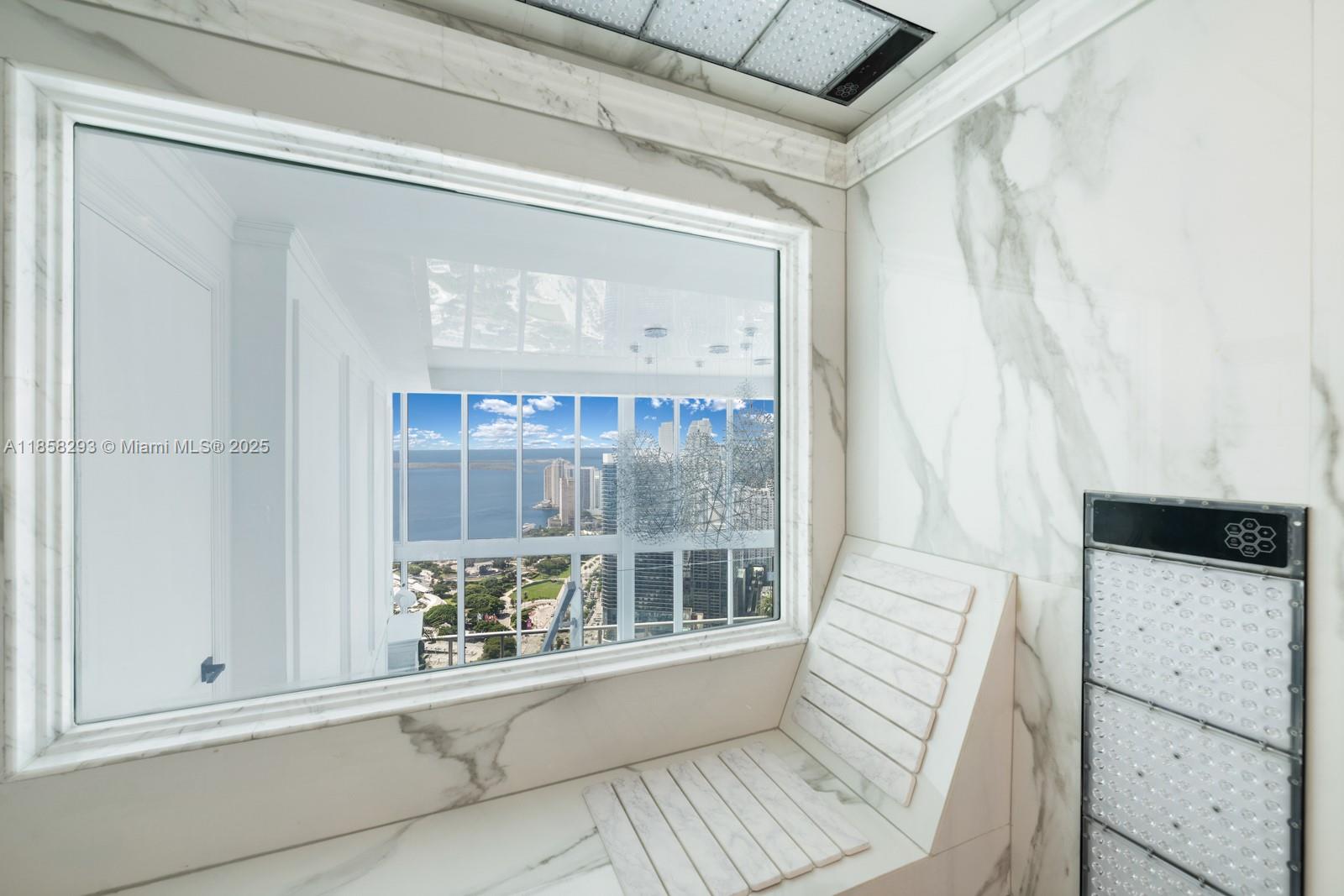 888 Biscayne Boulevard, Unit 5701 Miami, FL 33132 - Photo 20 of 35 a view of a large window with outdoor views