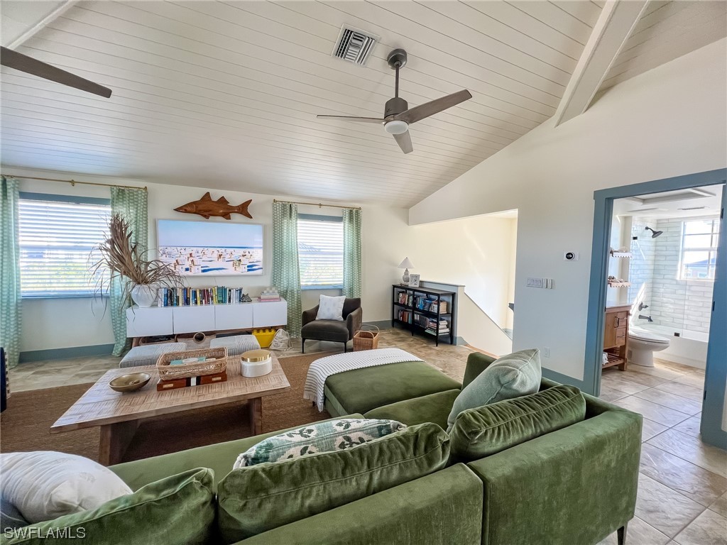 4480 Panama Shell Drive Upper Captiva, FL 33924 - Photo 20 of 50 a living room with furniture and a flat screen tv