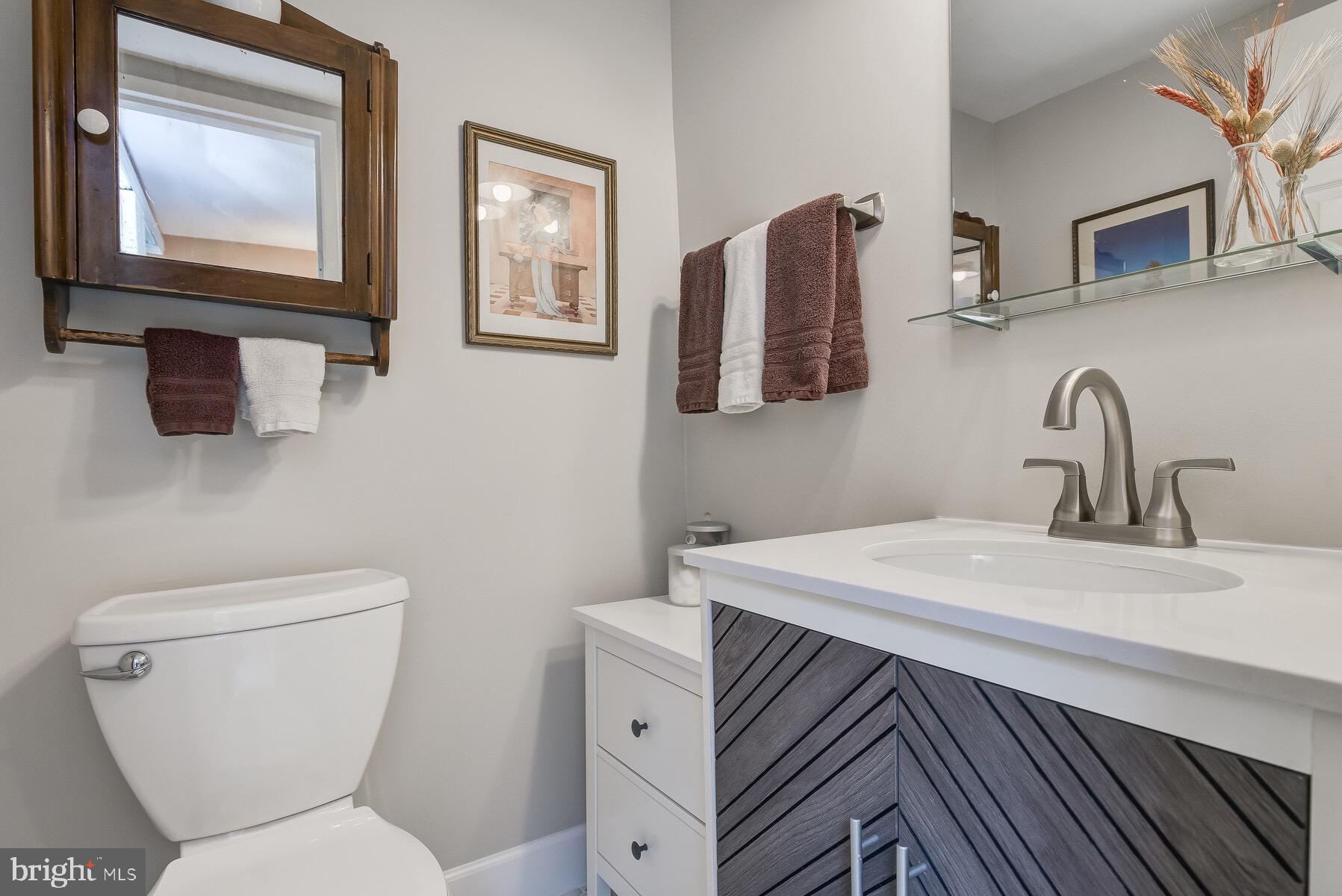 17816 Buehler Road, Unit 166 Olney, MD 20832 - Photo 33 of 38 Primary half bath w/GORGEOUS upgrades- must see!