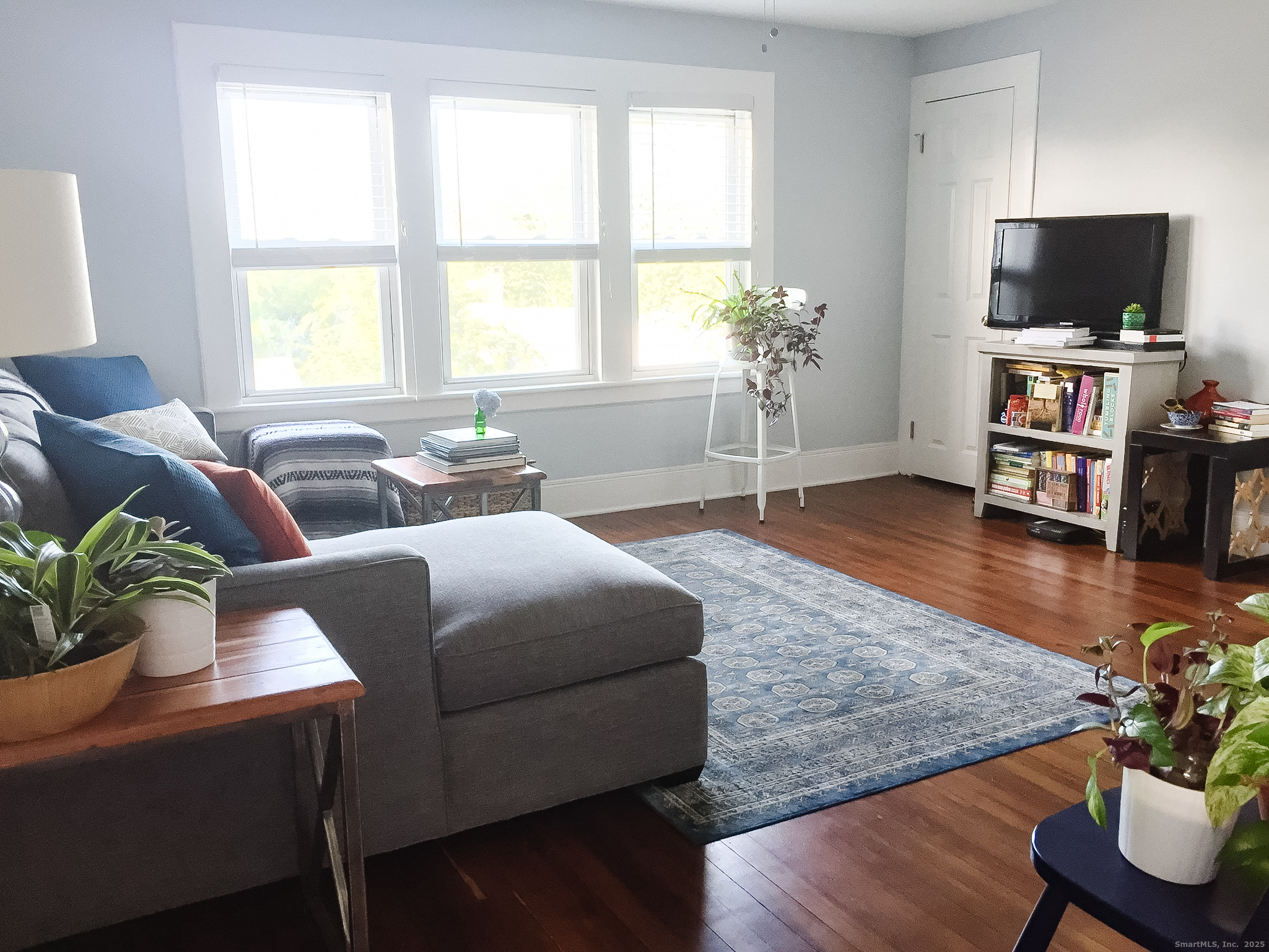 46 Riverside Drive Fairfield, CT 06824 - Photo 5 of 20 a living room with furniture fireplace and potted plant
