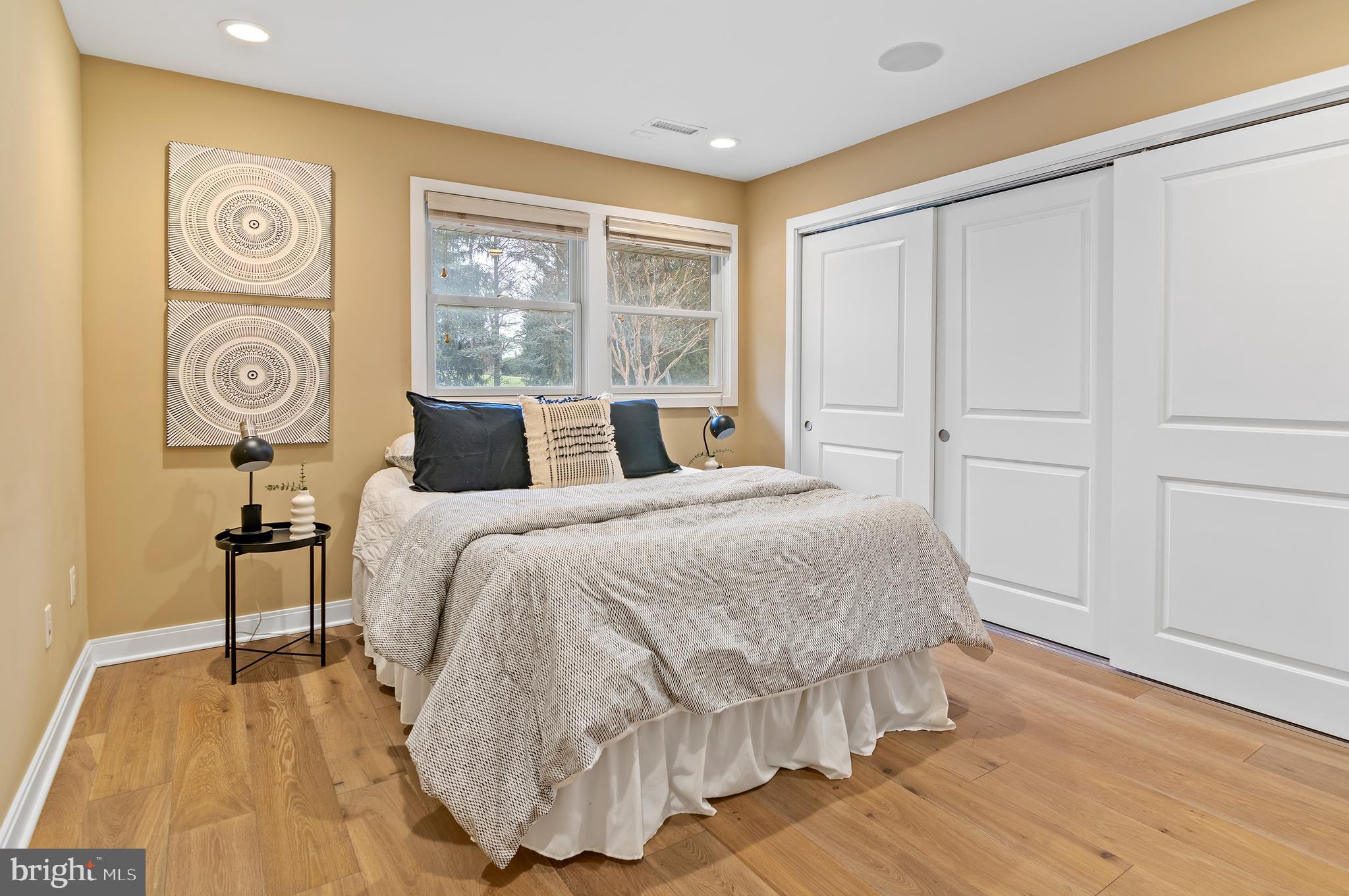 3521 Old Court Road Baltimore, MD 21208 - Photo 27 of 39 a bedroom with a bed and a window