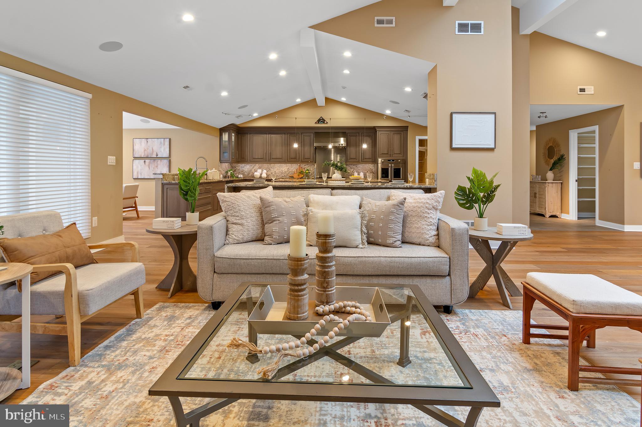 3521 Old Court Road Baltimore, MD 21208 - Photo 5 of 39 a living room with furniture and a chandelier