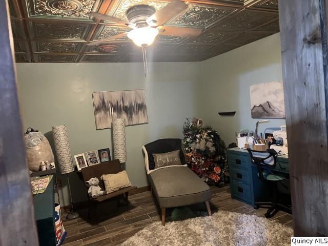 1126 East Co Road 350 Sutter, IL 62373 - Photo 16 of 23 a living room with furniture and a chandelier