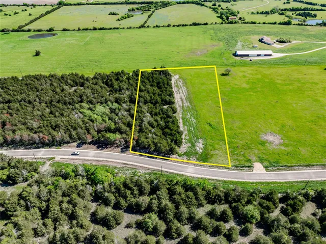 a view of a garden with an outdoor space