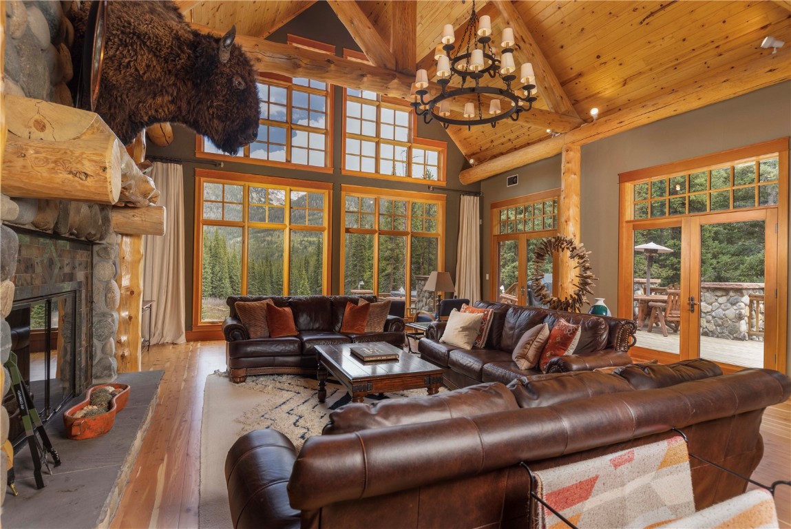 280 County Road 268 Keystone, CO 80435 - Photo 6 of 40 a living room with furniture and large windows