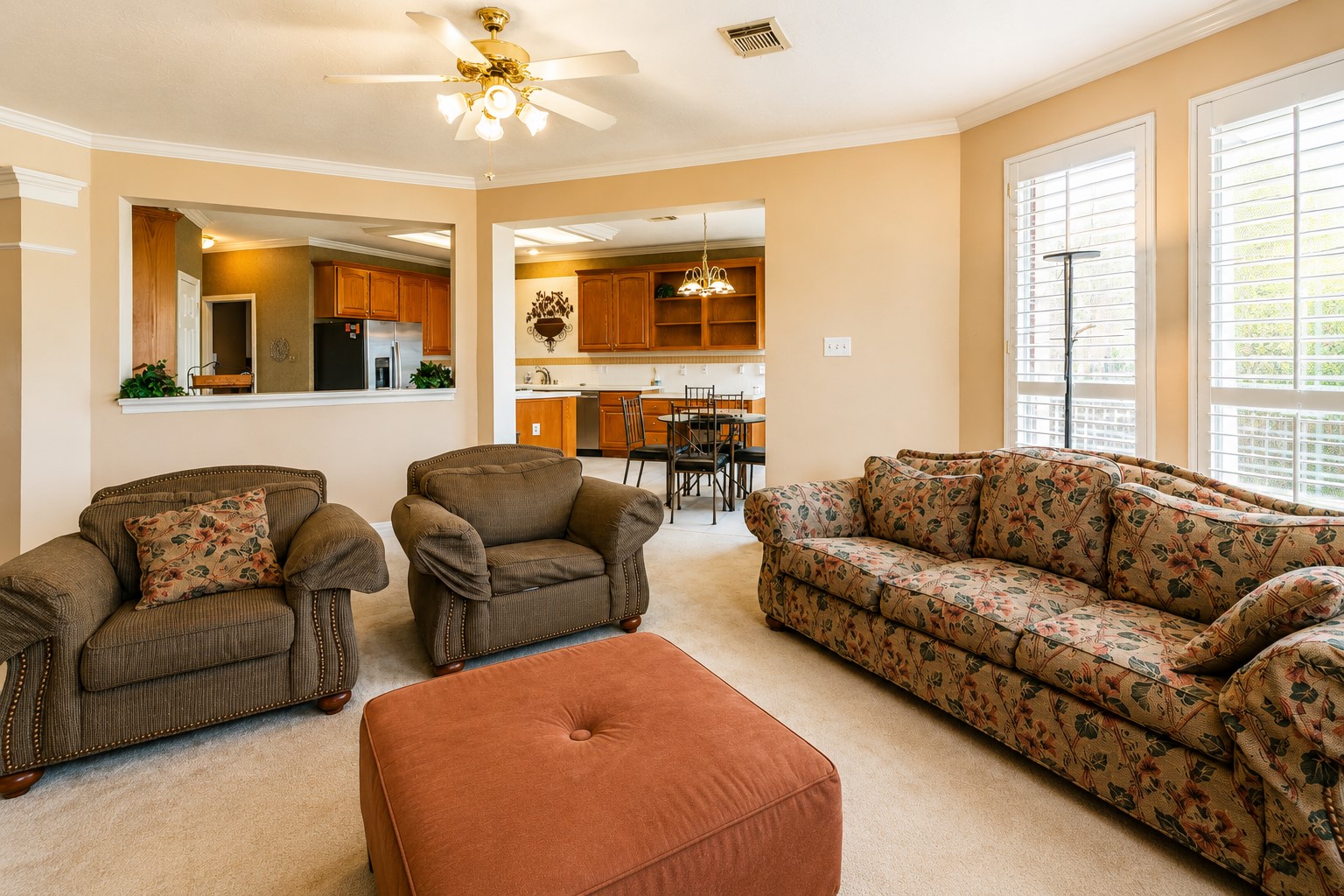 5718 Oakmoss Trail Spring, TX 77379 - Photo 10 of 47 Enjoy stunning views of the 14th fairway from the family room.
