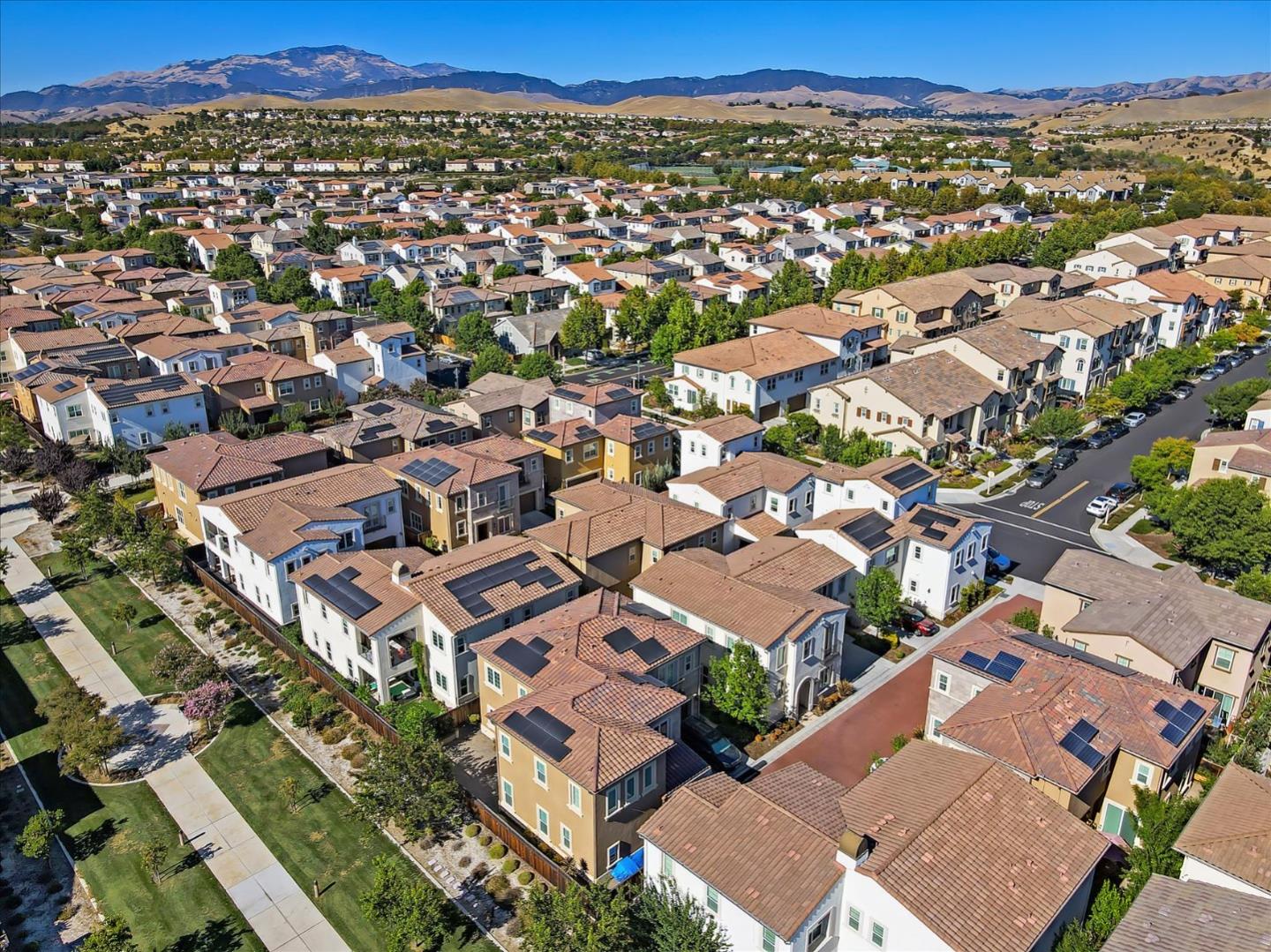 1345 Bayberry View Lane San Ramon, CA 94582 - Photo 62 of 65 an aerial view of a city