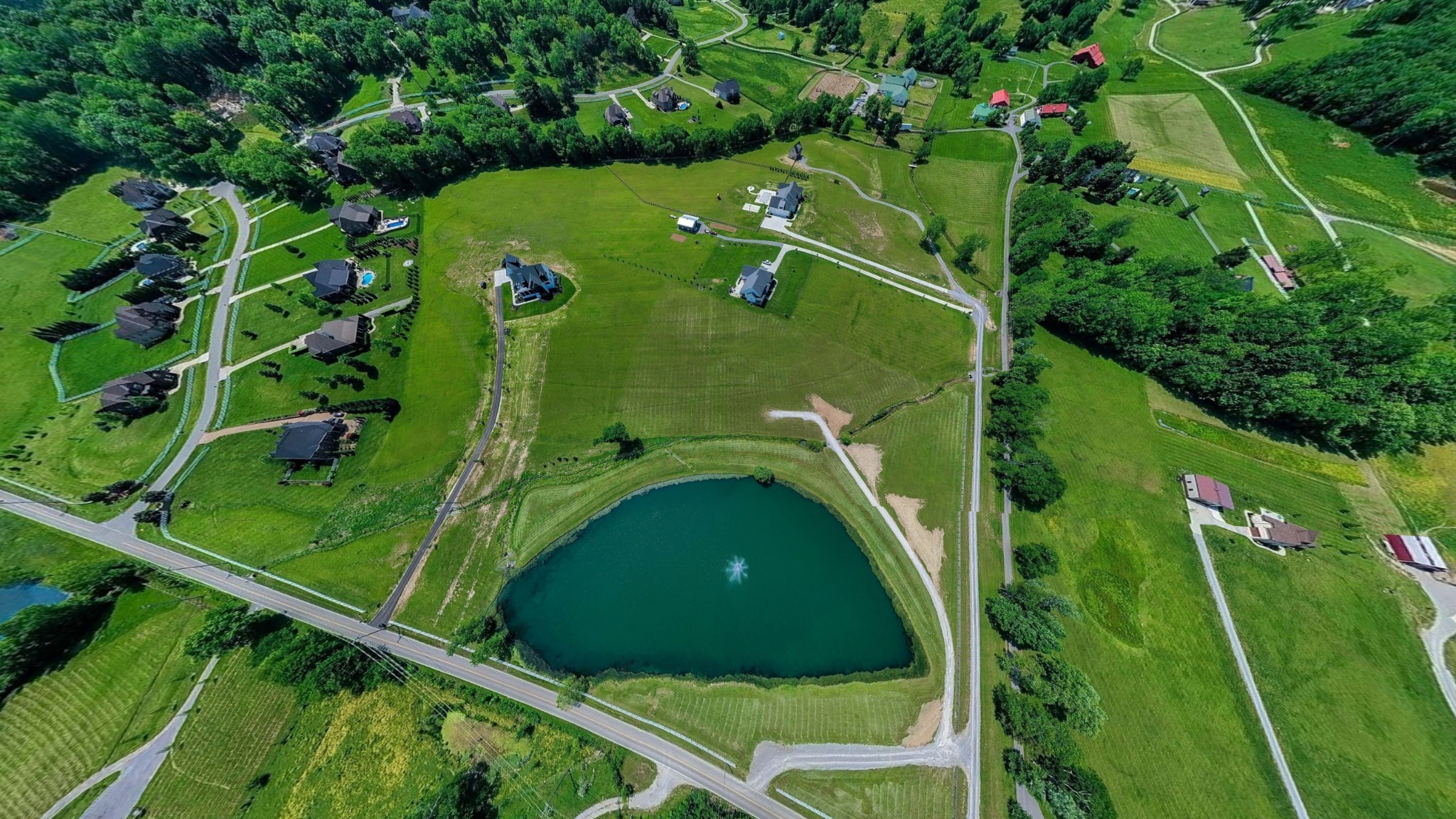 2075 Allisona Road Eagleville, TN 37060 - Photo 8 of 18 an aerial view of a residential houses with outdoor space and street view