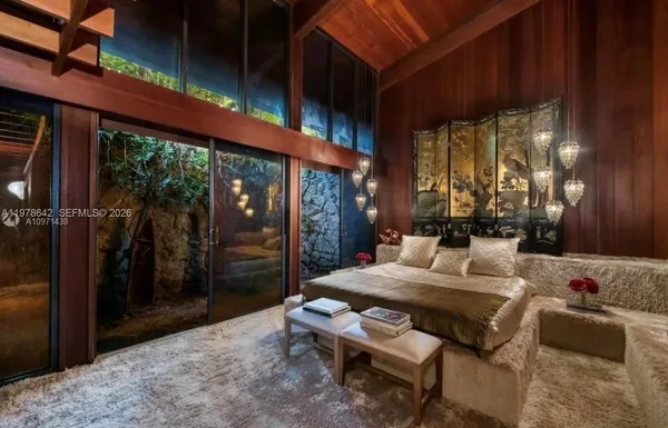 a outdoor space with furniture