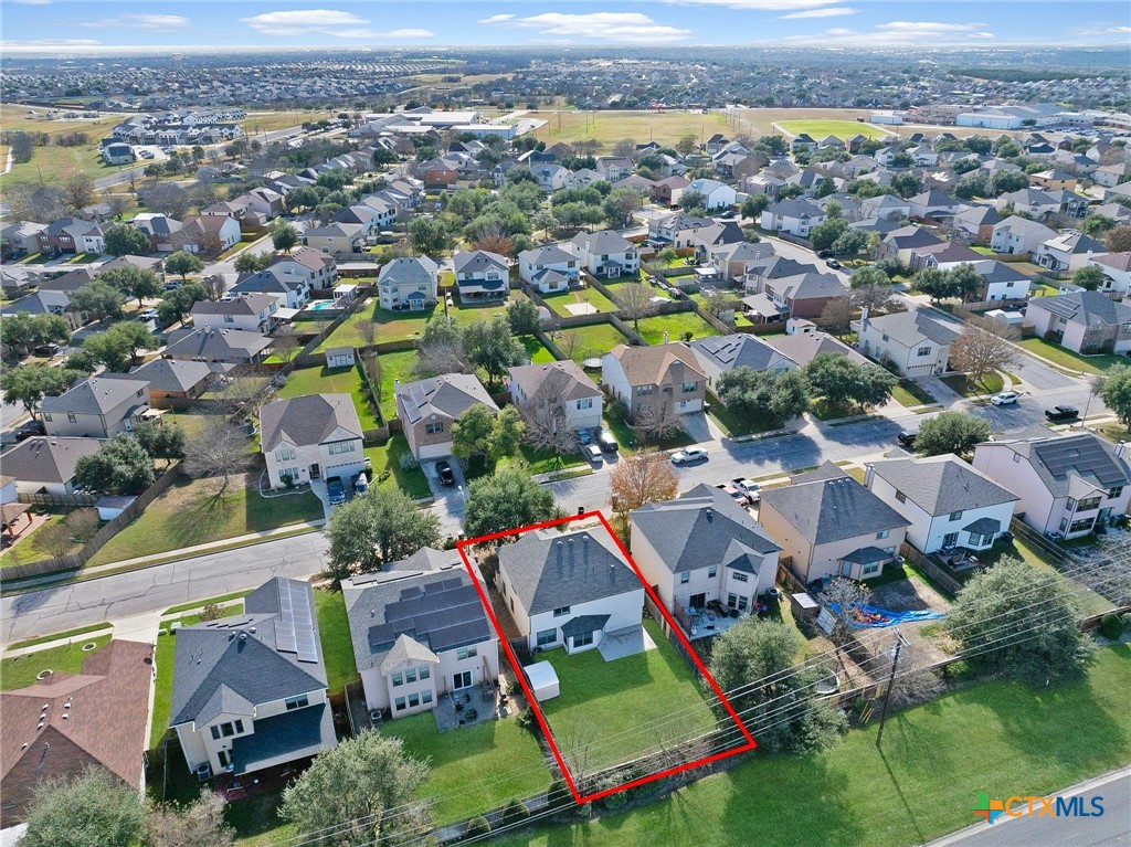 8420 Starview Street Temple, TX 76502 - Photo 35 of 36 an aerial view of residential houses with outdoor space