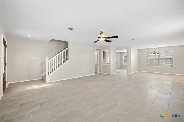 a view of an empty room