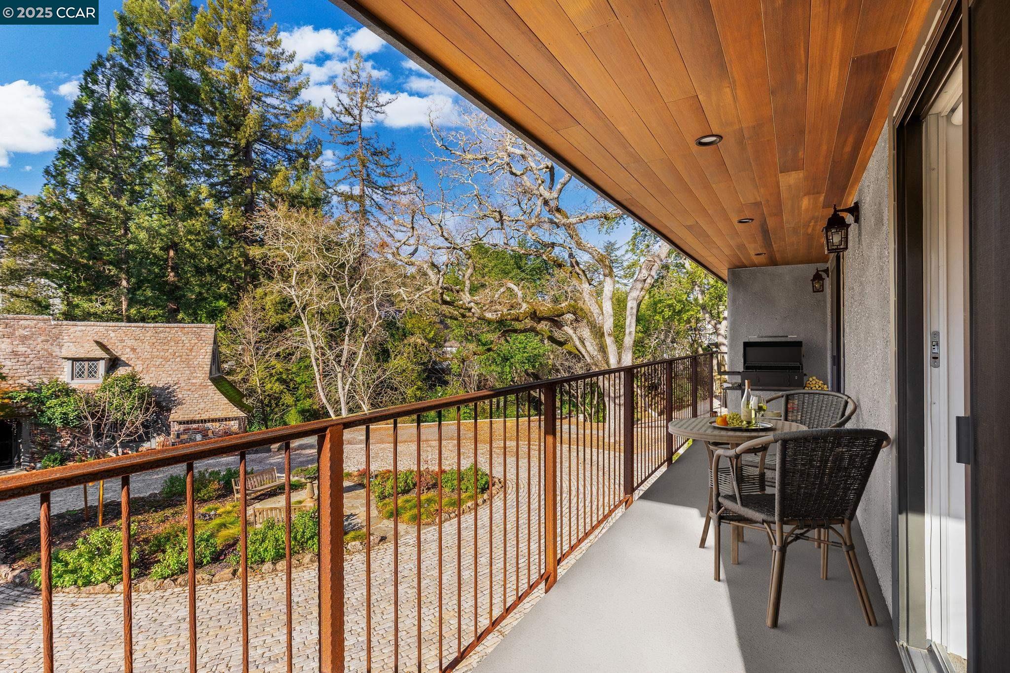 100 B Moraga Way Orinda, CA 94563 - Photo 18 of 48 a view of balcony with furniture