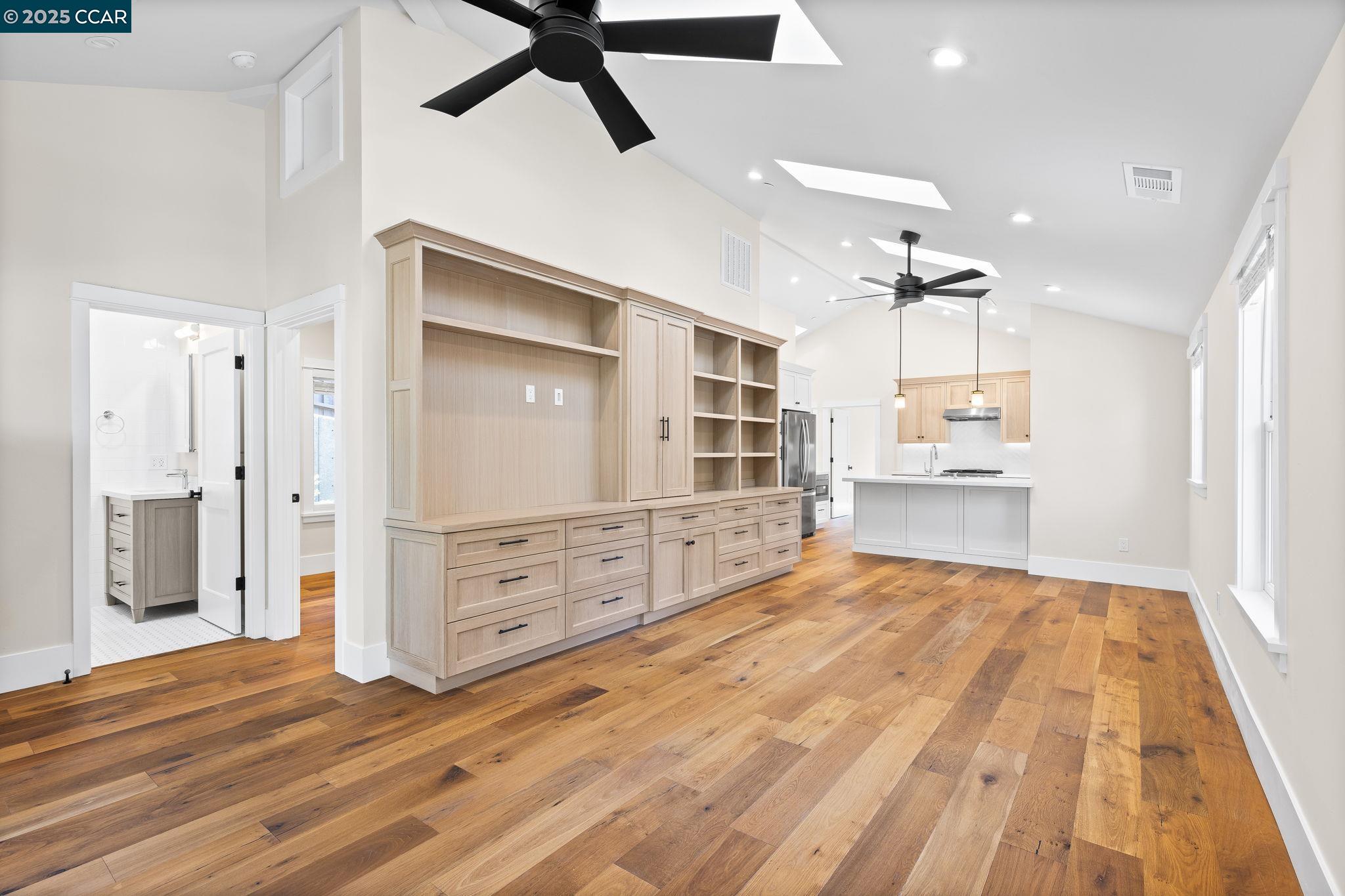 100 B Moraga Way Orinda, CA 94563 - Photo 26 of 48 a view of a kitchen with cabinets and wooden floor