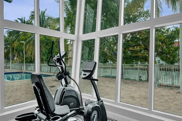 a view of outdoor space with seating area