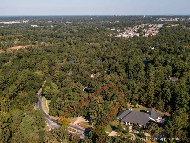 an aerial view of residential house with outdoor space