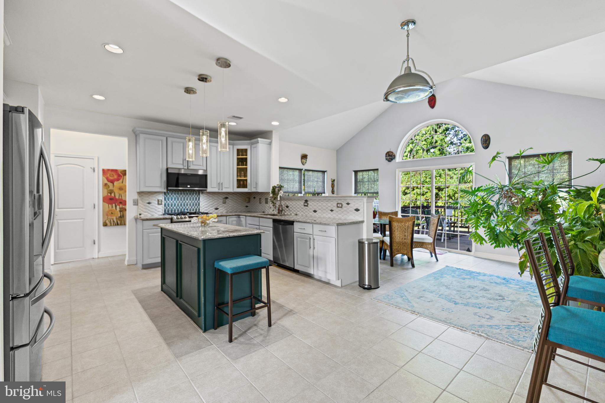 1 Cardinal Lane Sicklerville, NJ 08081 - Photo 9 of 35 a kitchen with refrigerator and cabinets