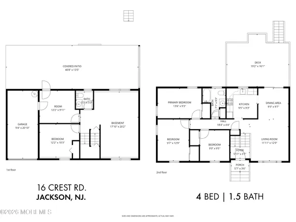 $550,000 | 16 Crest Road, Jackson, NJ 08527