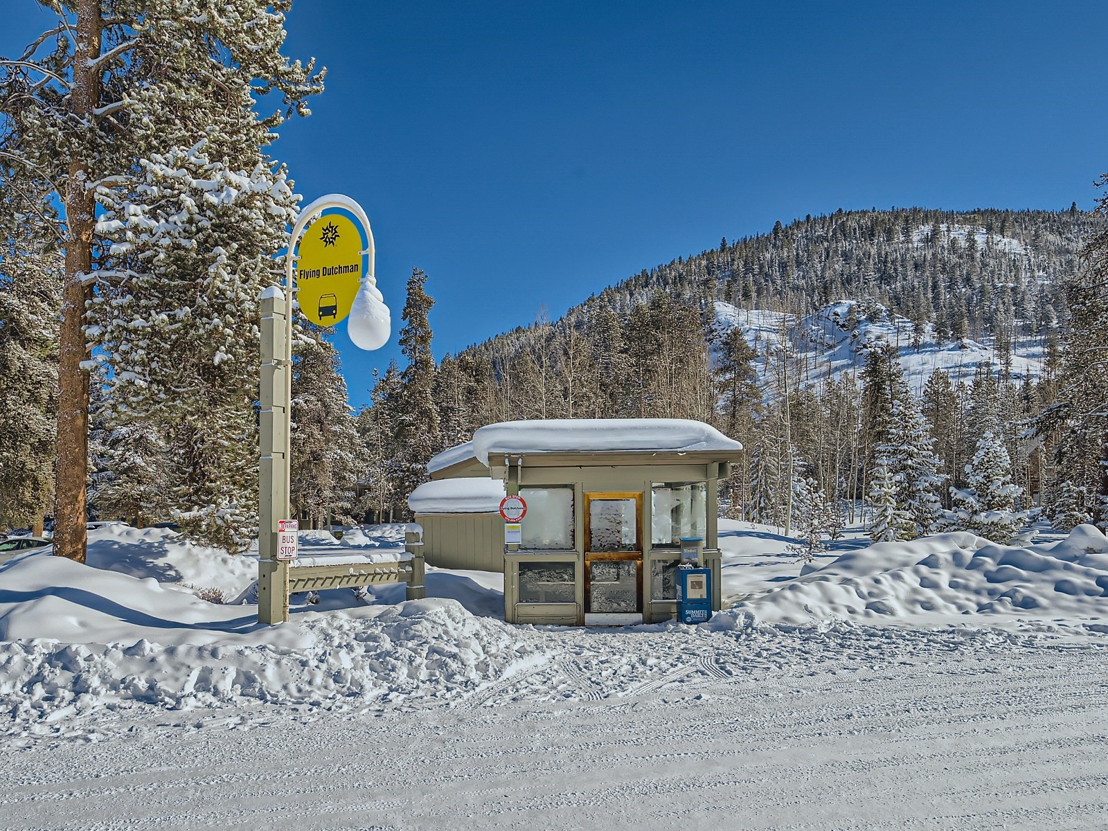 100 Wild Irishman Road, Unit 1110 Keystone, CO 80435 - Photo 23 of 25 Keystone shuttle stop just up the street - walking distance