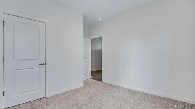 a view of an empty room