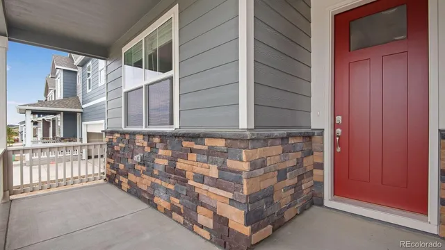 a view of front door