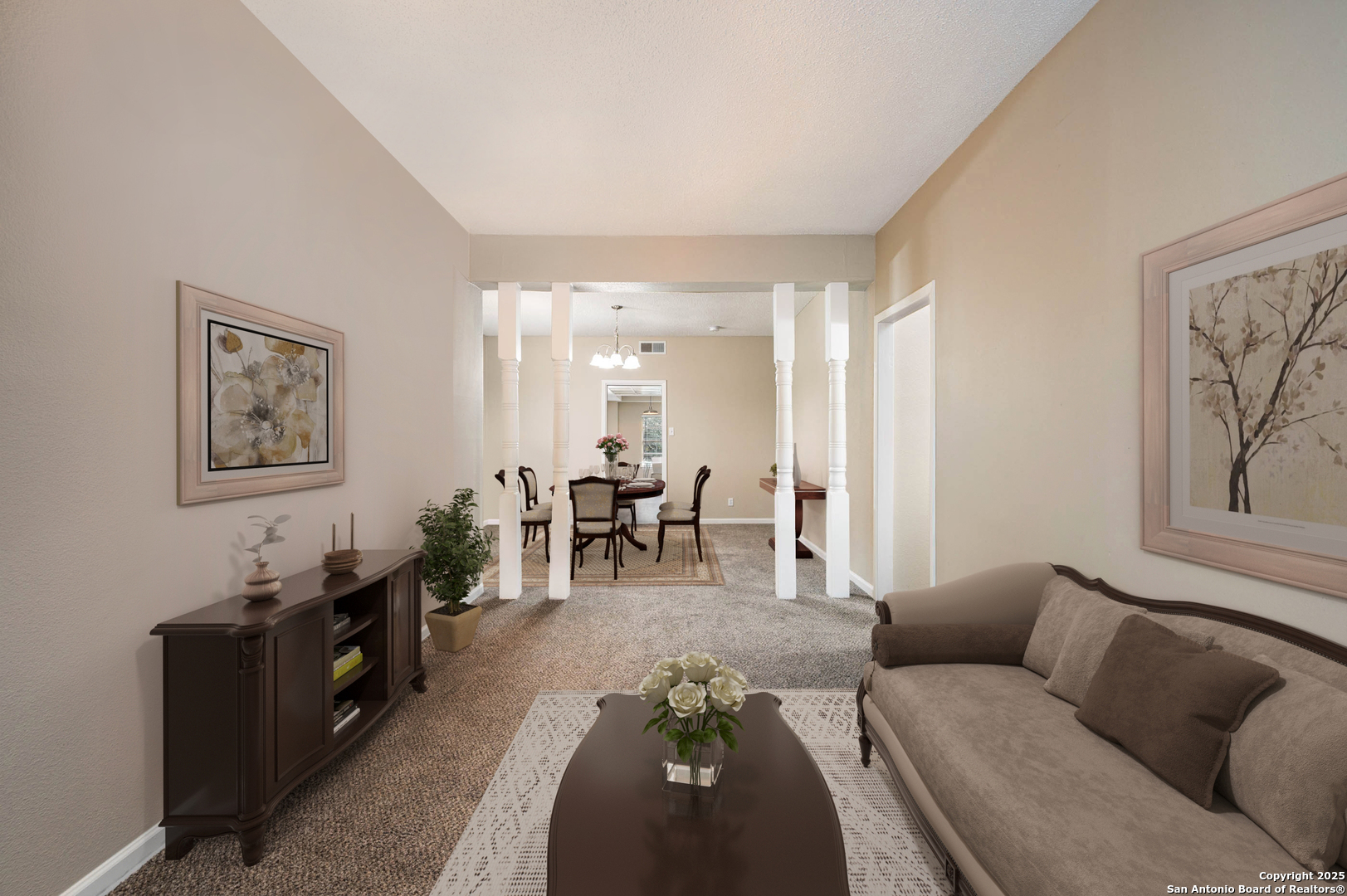1819 Babcock Road, Unit 704 San Antonio, TX 78229 - Photo 3 of 28 a living room with furniture and wooden floor