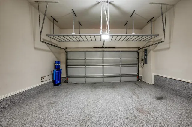 a view of a room with racks