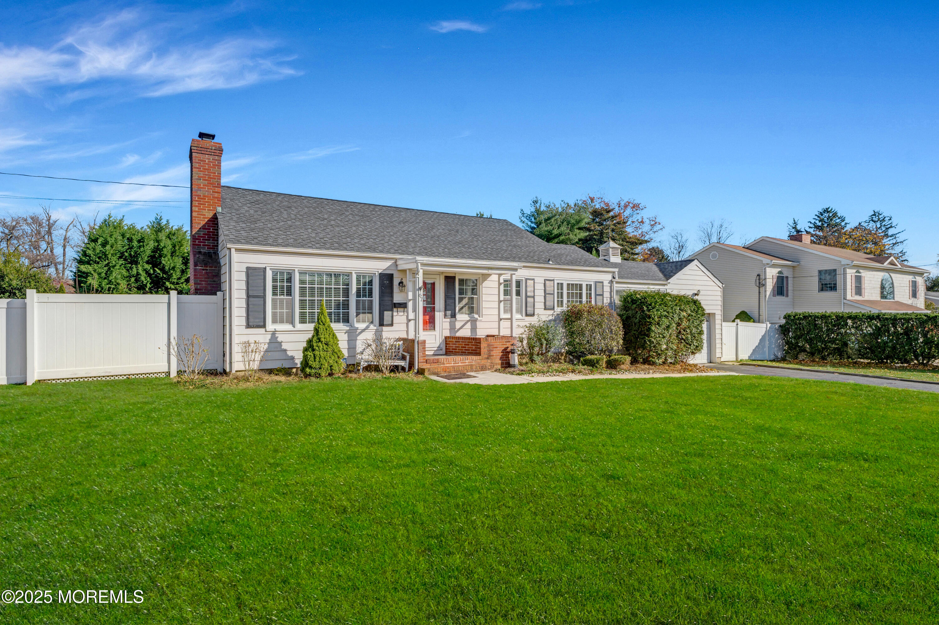 67 Victoria Place Red Bank, NJ 07701 - Photo 5 of 29 a front view of a house with swimming pool having outdoor seating