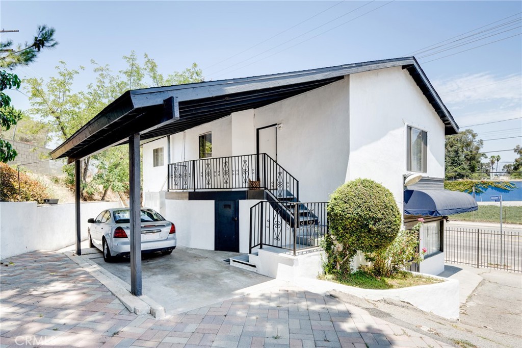 a view of living room with a patio
