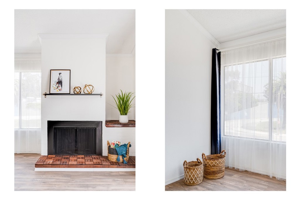 2254 Riverside Drive, Unit 2256 Los Angeles, CA 90039 - Photo 25 of 27 a living room with furniture and a fireplace