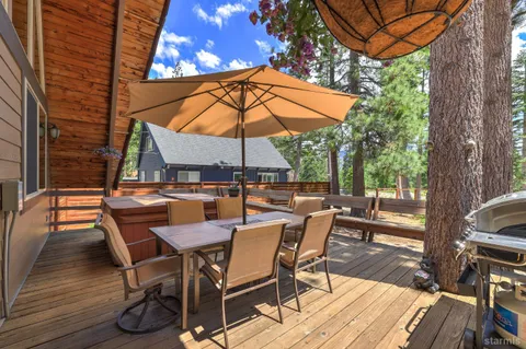 a outdoor space with swimming pool and furniture