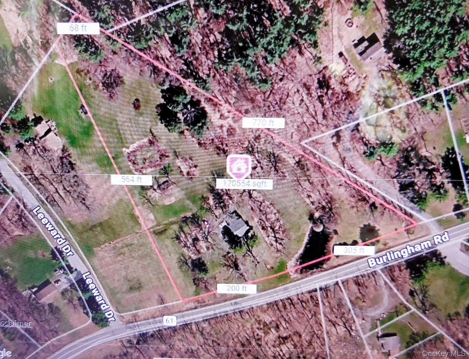 617 Burlingham Road Bloomingburg, NY 12721 - Photo 39 of 39 Satelite view of tax map.