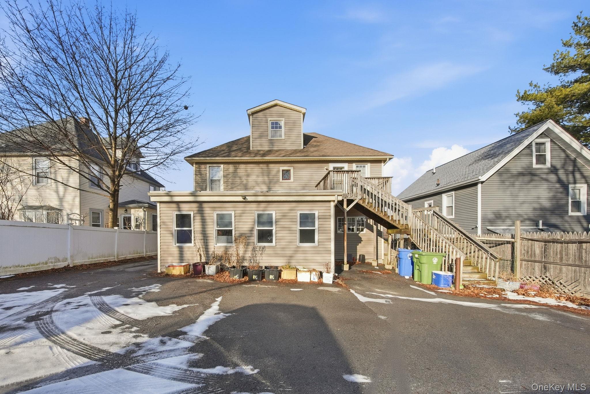 21 Ridge Street Middletown, NY 10940 - Photo 28 of 32 Rear view of property with stairs
