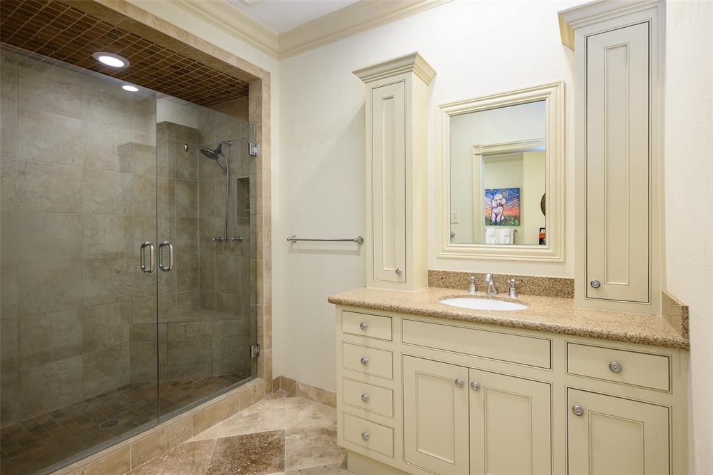 6822 Meadow Road Dallas, TX 75230 - Photo 16 of 35 Large Primary Bath with Double Shower.