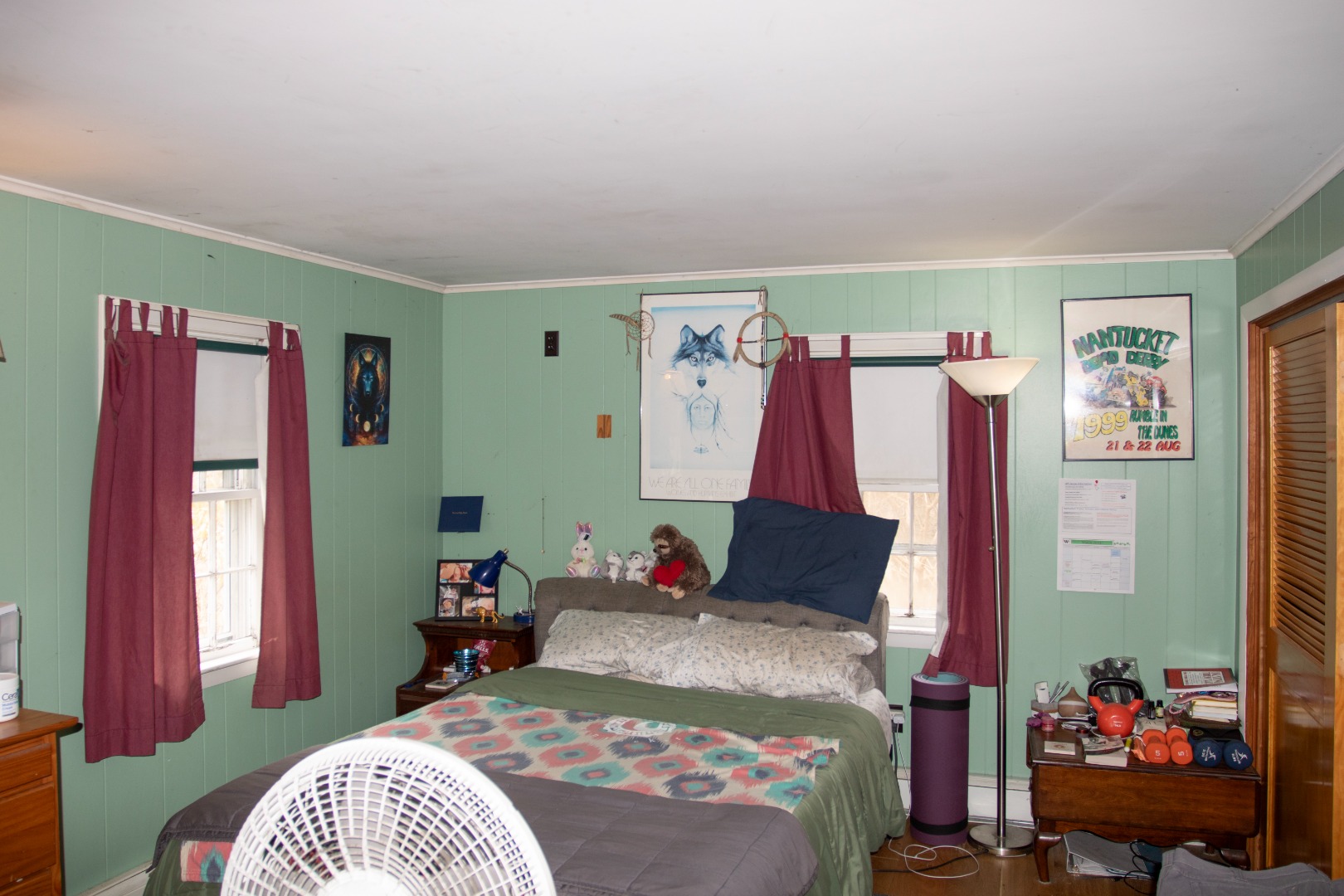 11 Newtown Road Nantucket, MA 02554 - Photo 13 of 20 a bedroom with a bed and a couch