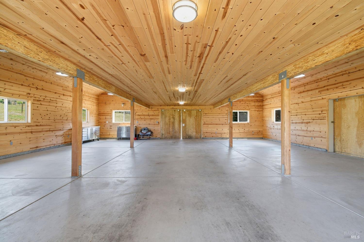 3223 Canfield Road Sebastopol, CA 95472 - Photo 48 of 58 Interior of Barn Constructed by Carl Santos in 2015