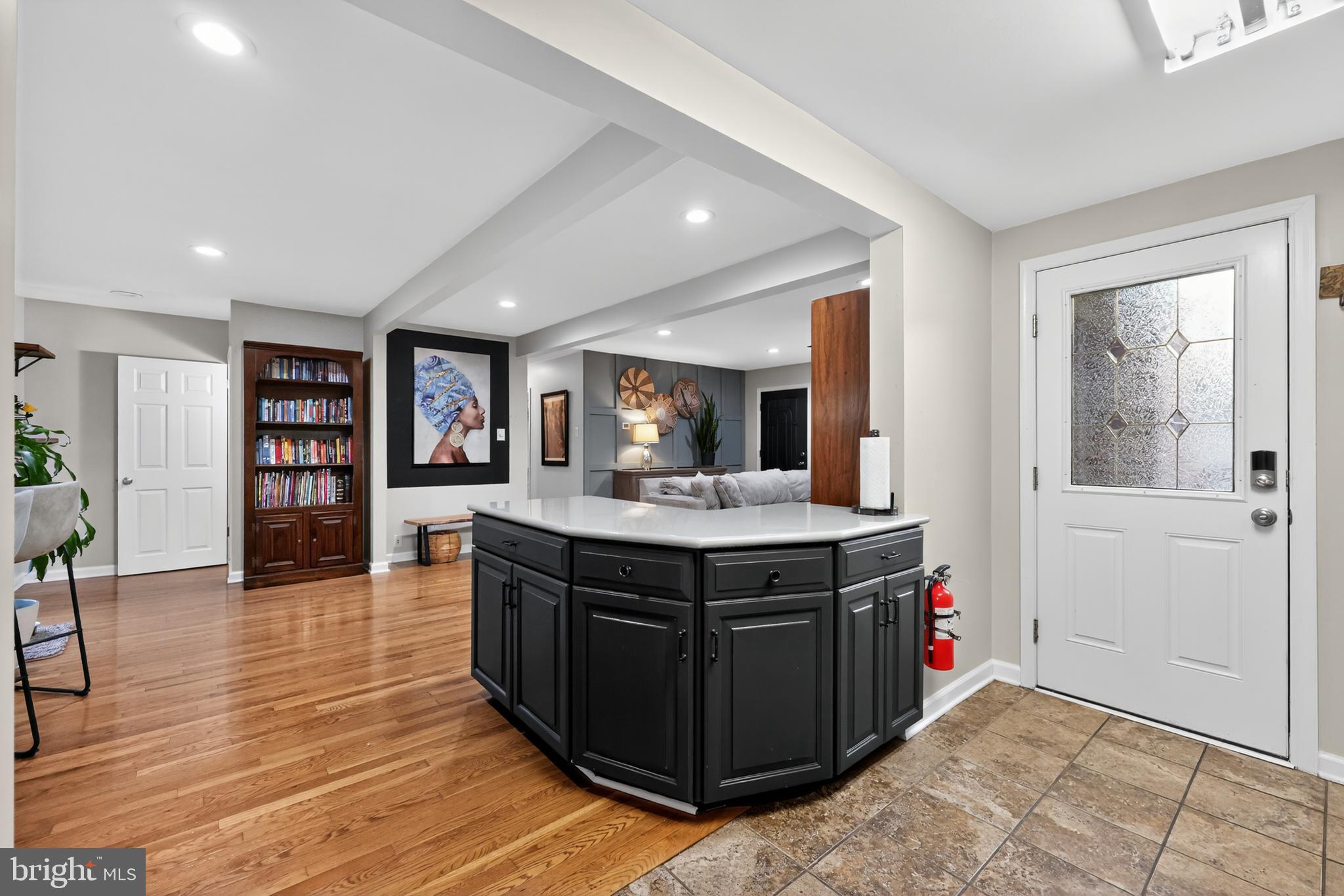 709 Manor Terrace Moorestown, NJ 08057 - Photo 12 of 37 a kitchen with a stove and a wooden floor