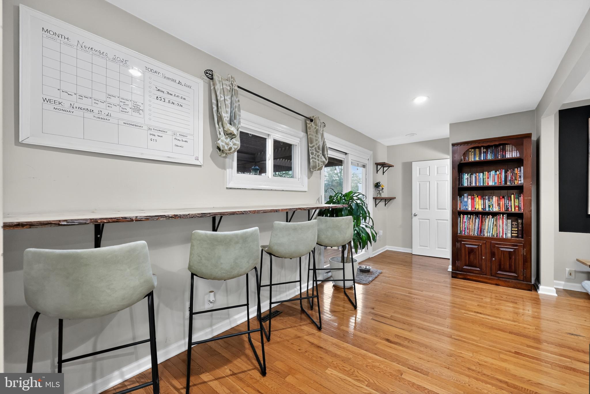 709 Manor Terrace Moorestown, NJ 08057 - Photo 16 of 37 a living room with furniture and a book shelf