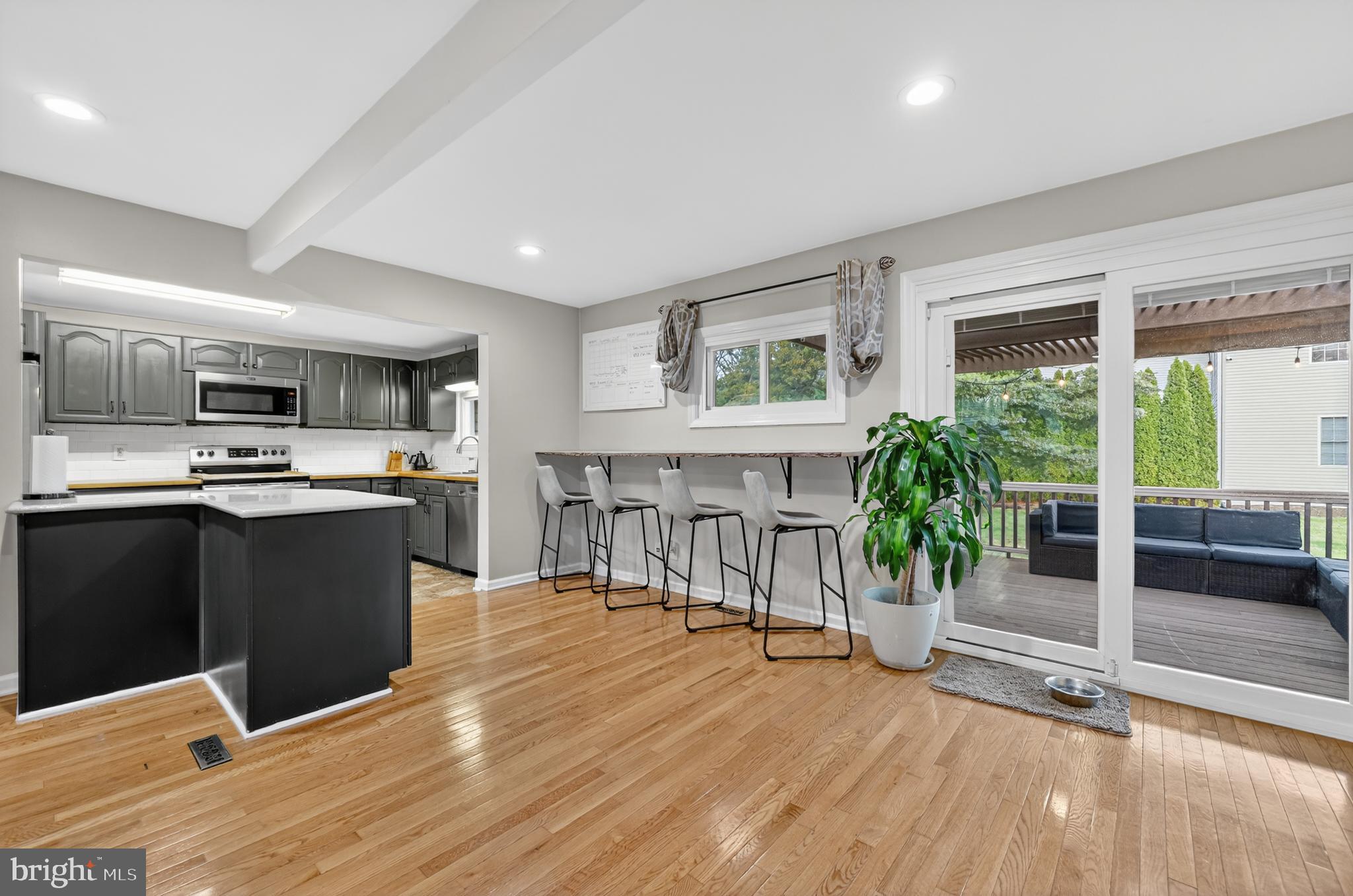 709 Manor Terrace Moorestown, NJ 08057 - Photo 17 of 37 a large kitchen with lots of counter space and furniture