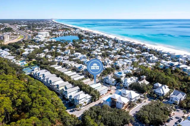 a view of a chairs in a park