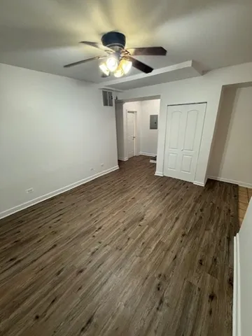 wooden floor in an empty room