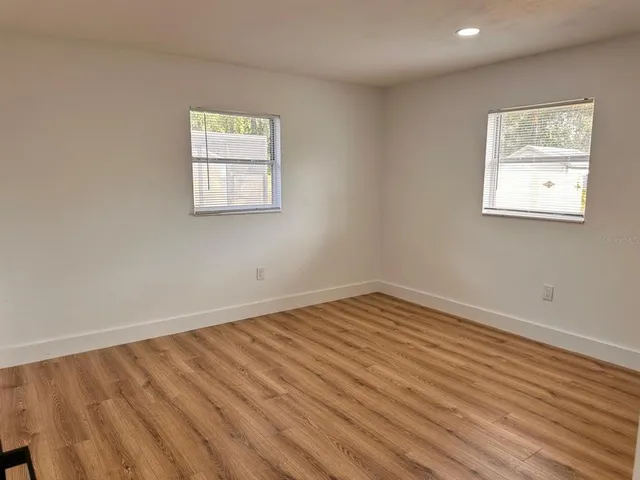 wooden floor in an empty room