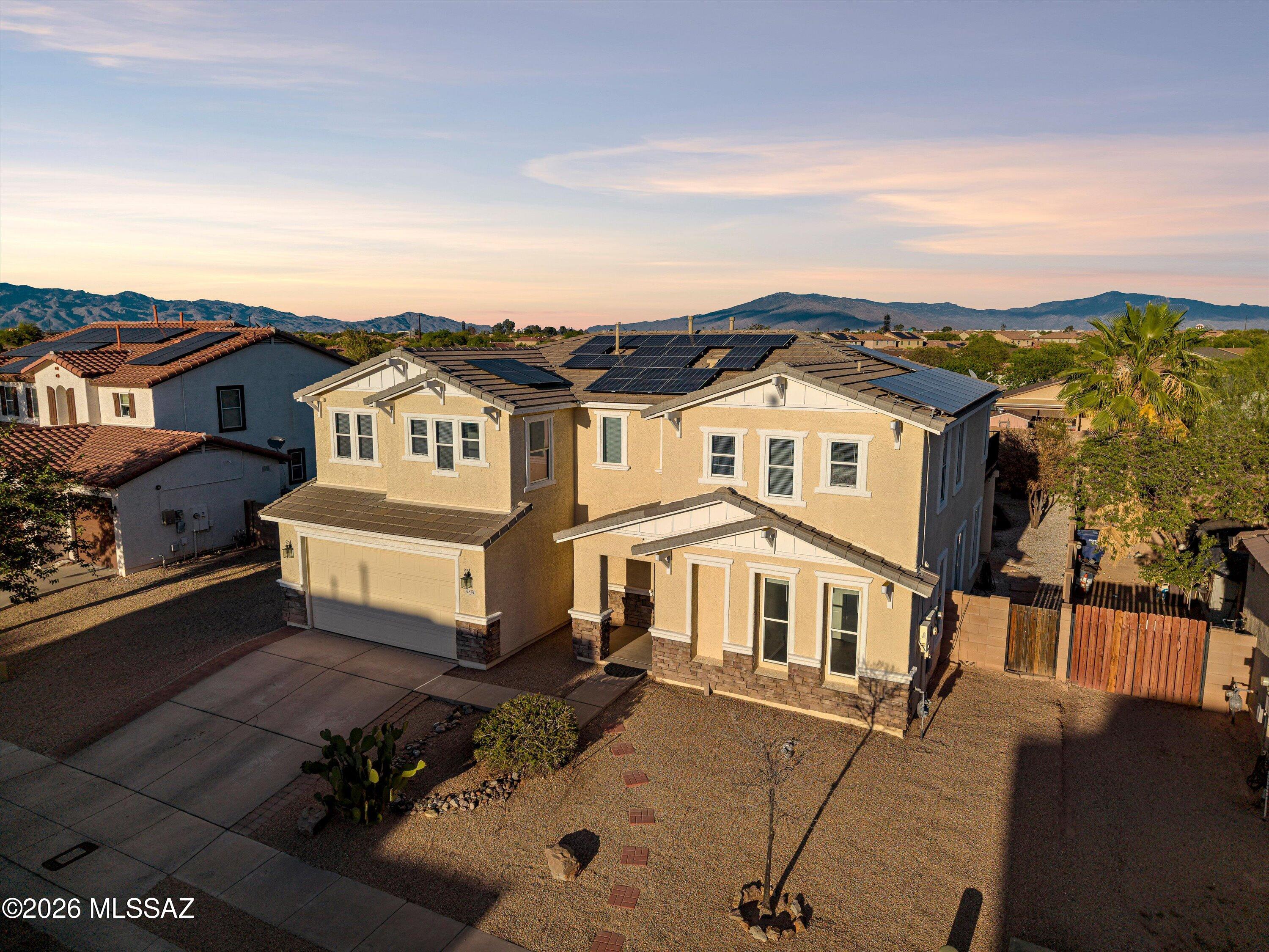 6851 South Salt Cedar Road Tucson, AZ 85756 - Photo 48 of 52 AERIAL FRONT