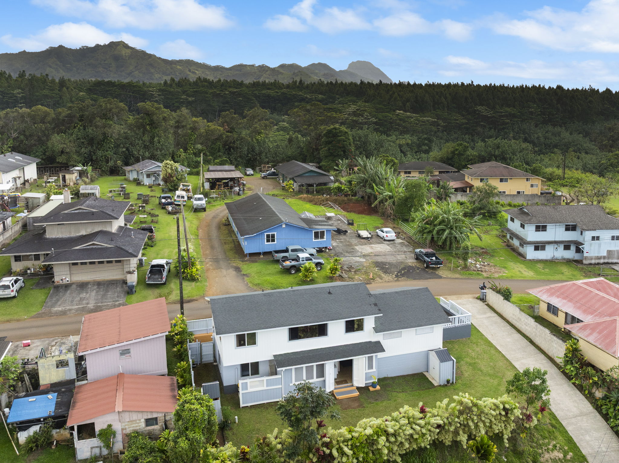 4439 Punee Road Koloa, HI 96756 - Photo 29 of 30 an aerial view of a house with a garden