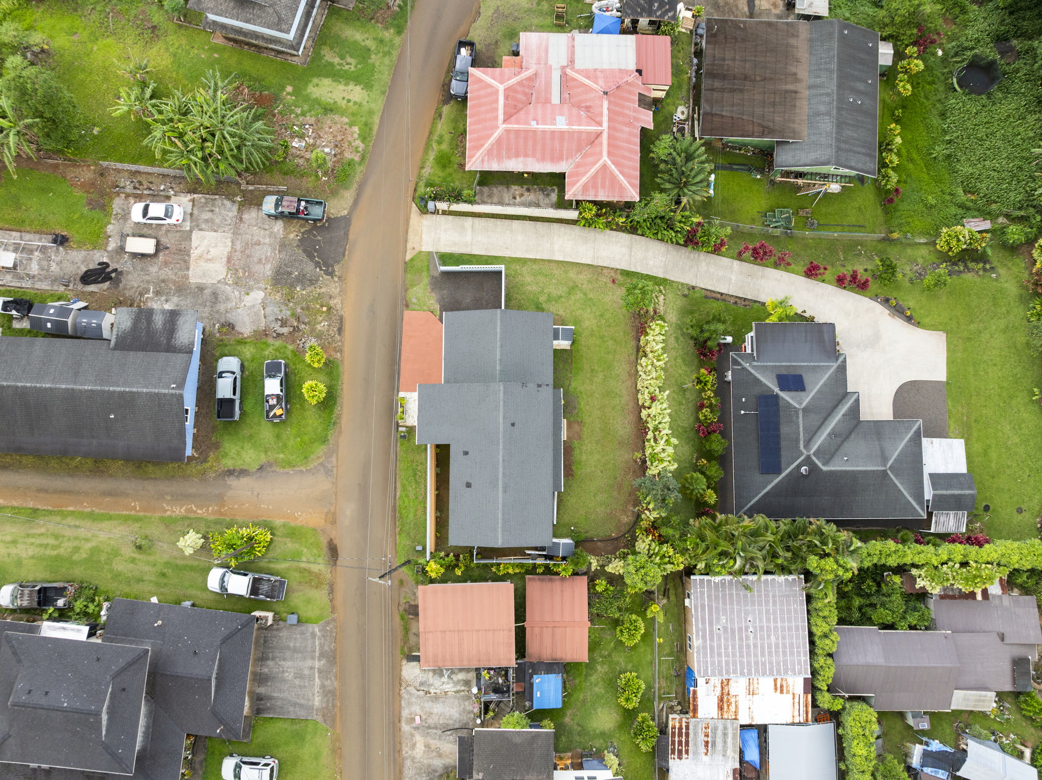 4439 Punee Road Koloa, HI 96756 - Photo 30 of 30 an aerial view of a house with a swimming pool