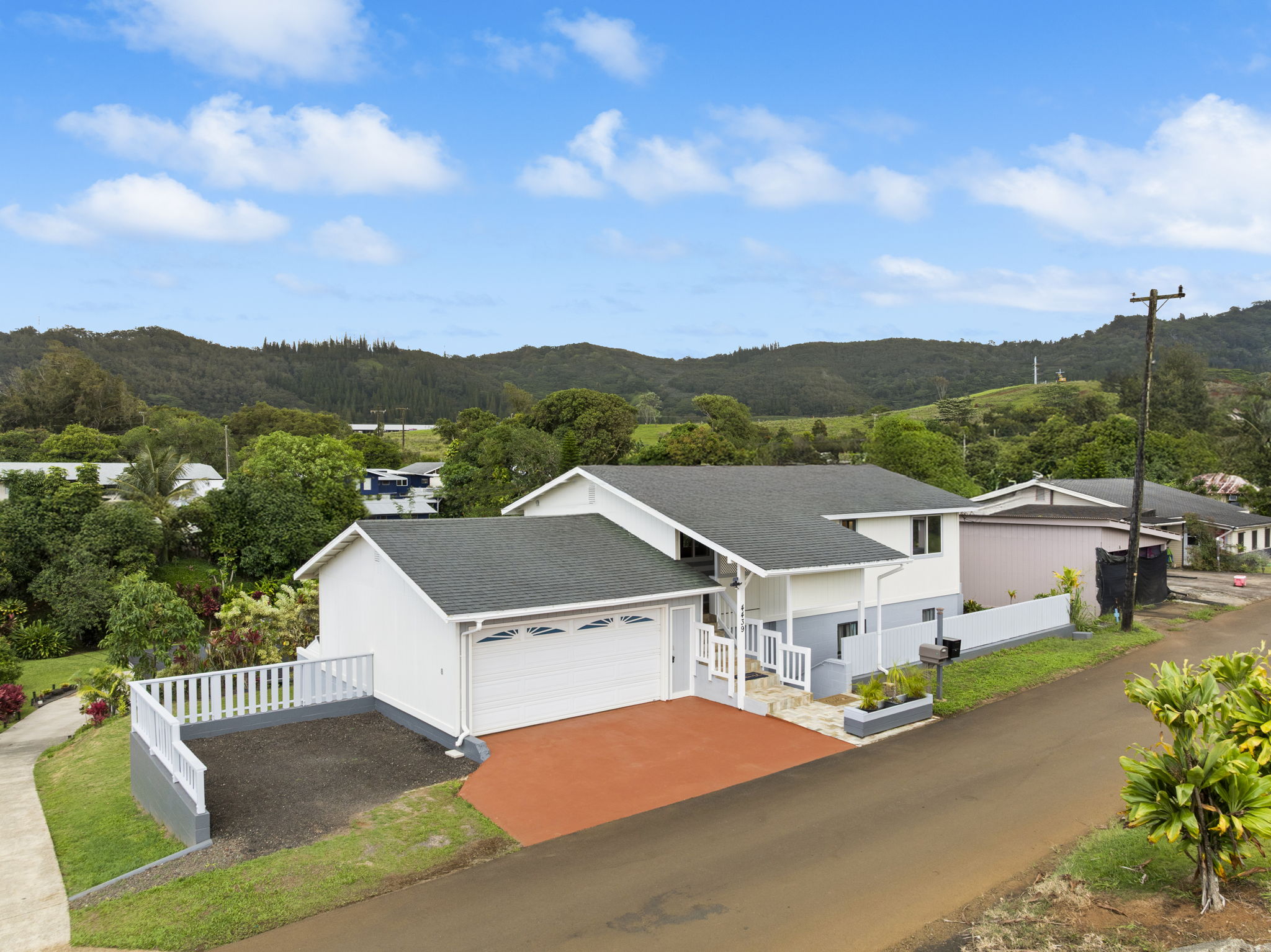 4439 Punee Road Koloa, HI 96756 - Photo 3 of 30 an aerial view of a house with a garden