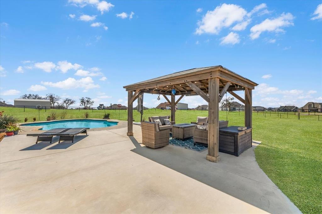 139 Stanford Lane Springtown, TX 76082 - Photo 27 of 36 Wood Gazebo and pool