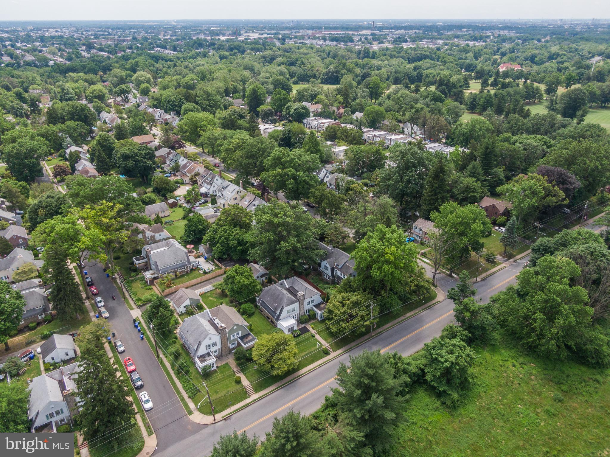 805 Ashbourne Road Cheltenham, PA 19012 - Photo 1 of 30 Front Aerial