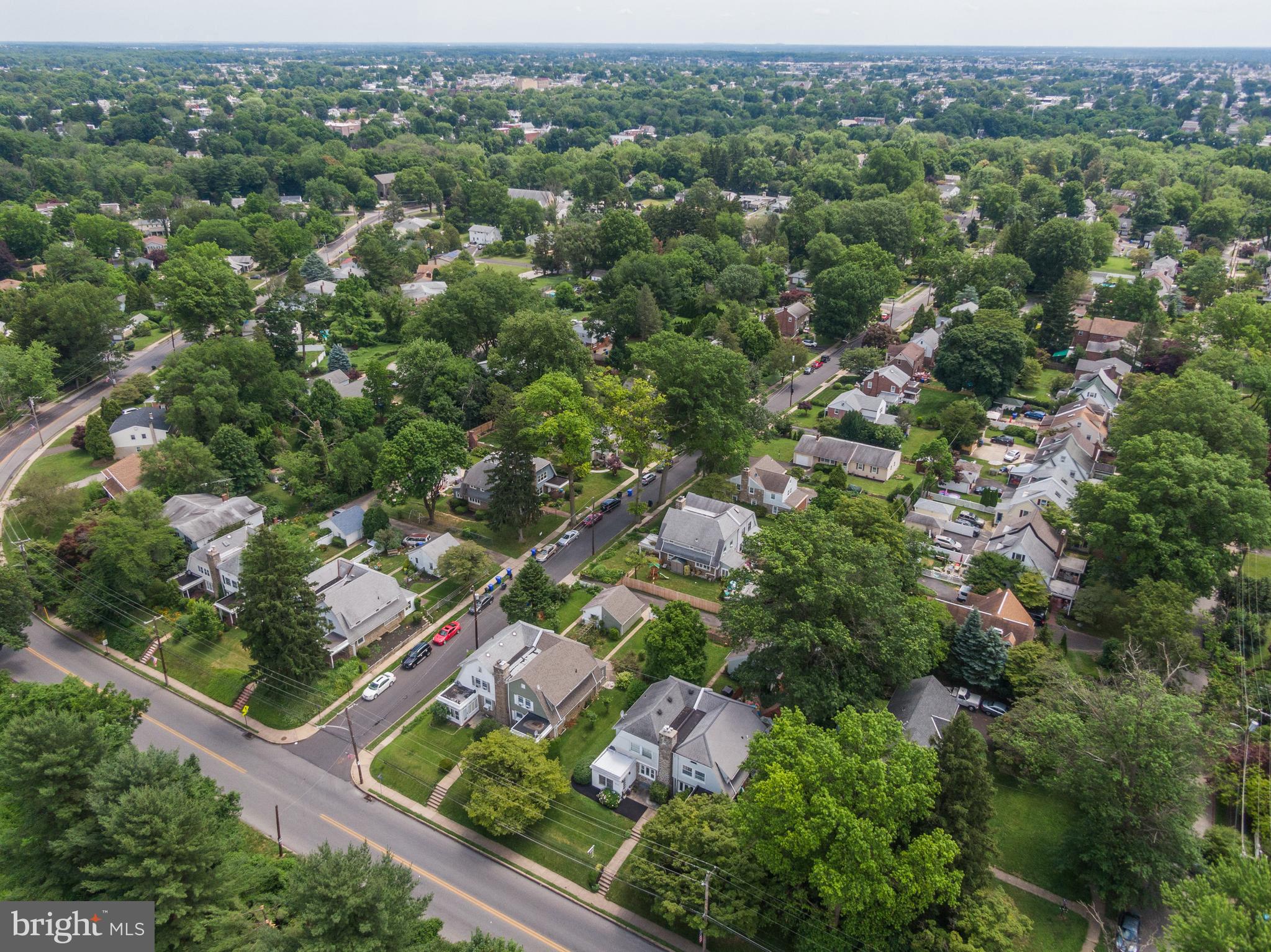 805 Ashbourne Road Cheltenham, PA 19012 - Photo 4 of 30 Front Aerial