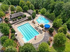 3461 Wild Pansy Ridge Big Canoe, GA 30143 - Photo 21 of 24 an aerial view of a house with a swimming pool